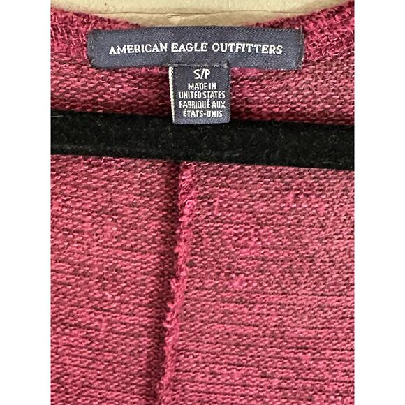 American Eagle Outfitters Long Sleeve Purple Plum Open Front Cardigan Size Small - Picture 5 of 5
